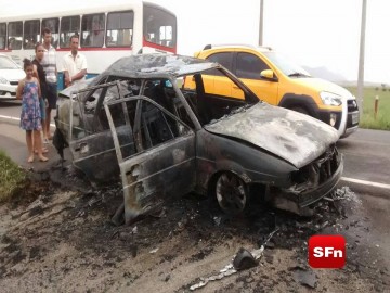 incêndio veículo