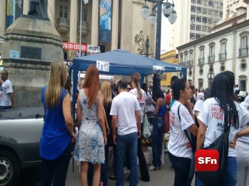 manifestação alerj