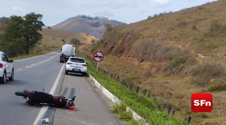 Motociclista morre e outro fica ferido em acidente na BR-356, em Itaperuna,  no RJ, Norte Fluminense