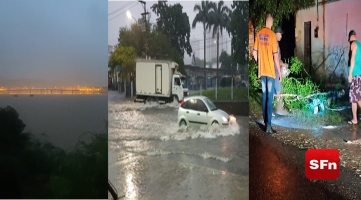 São Fidélis E Cidades Da Região Registram Chuva Forte Com Pontos De Alagamentos Sf Notícias 